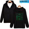 BTS Hoodies Zipper Warm Casual DNA  Sweatshirt  Fashion