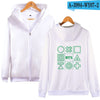BTS Hoodies Zipper Warm Casual DNA  Sweatshirt  Fashion