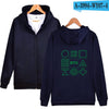 BTS Hoodies Zipper Warm Casual DNA  Sweatshirt  Fashion