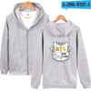 BTS Hoodies Zipper Warm Casual DNA  Sweatshirt  Fashion