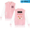 BTS Baseball Jacket  Spring  Long Sleeve Black And White Fashion