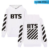 BTS Hoodies Sweatshirts Long Sleeve Black Fashion Pullover