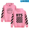 BTS Hoodies Sweatshirts Long Sleeve Black Fashion Pullover