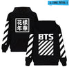 BTS Hoodies Sweatshirts Long Sleeve Black Fashion Pullover