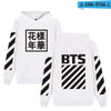 BTS Hoodies Sweatshirts Long Sleeve Black Fashion Pullover