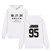 BTS  Long Sleeve Sweatshirt Printed Tracksuit