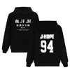 BTS  Long Sleeve Sweatshirt Printed Tracksuit