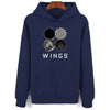BTS Long Sleeve  Hoodies Sweatshirts Set Black Fashion