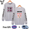 BTS Kpop Capless Hoodies And Sweatshirt For Couples Fashion Hip Hop Korea Popular Bangtan Long Hoodies Women Casual Fans Clothes