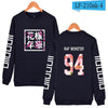 BTS Kpop Capless Hoodies And Sweatshirt For Couples Fashion Hip Hop Korea Popular Bangtan Long Hoodies Women Casual Fans Clothes