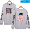 BTS Kpop Capless Hoodies And Sweatshirt For Couples Fashion Hip Hop Korea Popular Bangtan Long Hoodies Women Casual Fans Clothes