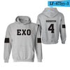 EXO Hooded Women Hoodies Sweatshirts Cotton Korean