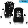 EXO Baseball Jacket Hoodies Women Winter Korean Popular Pop Fashion