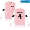 EXO Baseball Jacket Hoodies Women Winter Korean Popular Pop Fashion