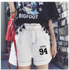 EXO New Korean Version Fashion Belt Wide Leg Shorts Hot Pants