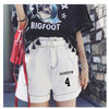 EXO New Korean Version Fashion Belt Wide Leg Shorts Hot Pants