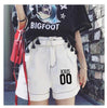 EXO New Korean Version Fashion Belt Wide Leg Shorts Hot Pants