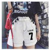 EXO New Korean Version Fashion Belt Wide Leg Shorts Hot Pants
