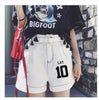 EXO New Korean Version Fashion Belt Wide Leg Shorts Hot Pants