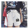 EXO New Korean Version Fashion Belt Wide Leg Shorts Hot Pants