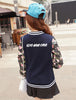 EXO Baseball Jacket Hooded Long Sleeve