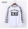 EXO Call me Baby Printing Long Sleeve T shirt o Neck