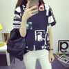 BigBang GD Half Sleeve Summer Printing Students Tide