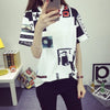 BigBang GD Half Sleeve Summer Printing Students Tide