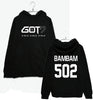 GOT7 Women Hoodies Clothing Pullovers Fashion Baseball J
