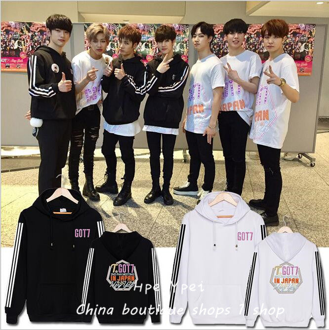 GOT7  hooded fleece han edition