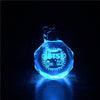 BTS  LED Crystal Glass Flashing Keychains