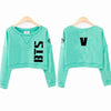BTS Korean Version Hoodie Sweatershirt Round Neck