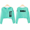BTS Korean Version Hoodie Sweatershirt Round Neck