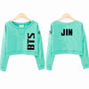 BTS Korean Version Hoodie Sweatershirt Round Neck