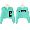 BTS Korean Version Hoodie Sweatershirt Round Neck