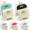 BTS PU Backpack Mochila Bag  Student  Schoolbag
