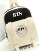 BTS PU Backpack Mochila Bag  Student  Schoolbag