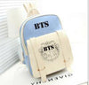 BTS PU Backpack Mochila Bag  Student  Schoolbag