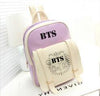 BTS PU Backpack Mochila Bag  Student  Schoolbag