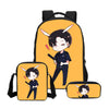 3 Pcs/set BTS Girls School Bags Cute BTS 3D Printing Backpack Fashion Cartoon
