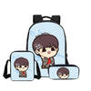 3 Pcs/set BTS Girls School Bags Cute BTS 3D Printing Backpack Fashion Cartoon