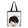 BTS Printing Messenger Bags Crossbody Bookbag for Girls Cartoon Shoulder Bag Travel Satchel