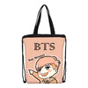 BTS Printing Messenger Bags Crossbody Bookbag for Girls Cartoon Shoulder Bag Travel Satchel