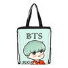 BTS Printing Messenger Bags Crossbody Bookbag for Girls Cartoon Shoulder Bag Travel Satchel
