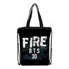 BTS Printing Messenger Bags Crossbody Bookbag for Girls Cartoon Shoulder Bag Travel Satchel