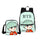 2 PCS/SET BTS School Bag Girls Canvas Backpack Cartoon Shoulder Bags Fashion 3D