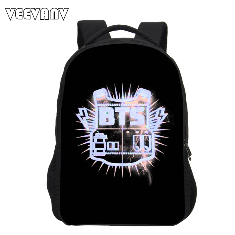 BTS Printing Children Backpacks Fashion School Backpacks