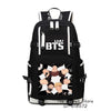 BTS Printing Women Backpack Hip Pop BTS School Bags Laptop Backpack