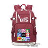BTS Printing Women Backpack Hip Pop BTS School Bags Laptop Backpack