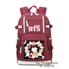 BTS Printing Women Backpack Hip Pop BTS School Bags Laptop Backpack